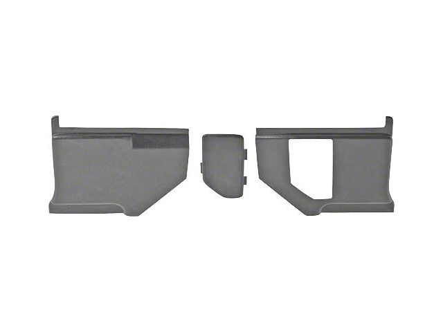 1963 Ford Thunderbird Interior Kick Panels, Black