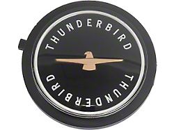 Medallion, Wire Wheel Spinner, Black (1963 Ford Thunderbird)