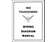 1963 Thunderbird Wiring Diagram Manual, 17 Pages