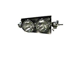 Metal Headlight Bucket Assembled, Right, Unpainted (63-67 Corvette C2)