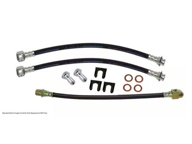 1964-1965 Buick Skylark / GS Brake Hose Kit, Front Drum / Rear Drum, 10pc