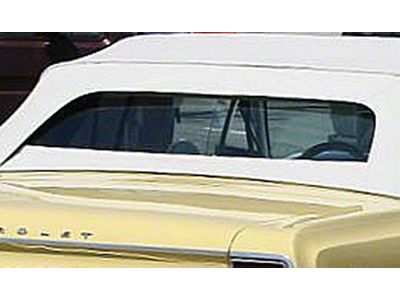 1964-1965 Chevelle Convertible Top Rear Window, Plastic