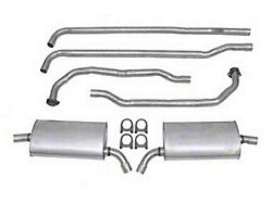 Exh System, Sm Blk 250hp, Alum 2 Man Trans, 1964-65