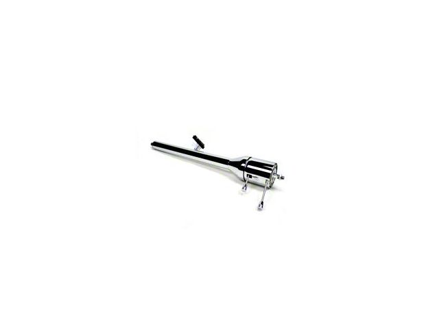 1964-1965 El Camino Ididit Steering Column, Tilt, For Cars With FloorShifters, Chrome