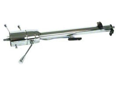 1964-1965 El Camino Ididit Steering Column, Tilt, Paintable Steel, With Column Shift