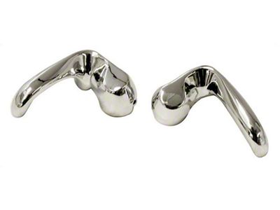 1964-1965 El Camino Vent Window Handles, Chrome, ,Pair