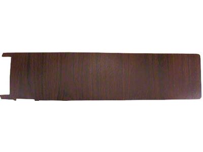 1964-1965 Ford Thunderbird Console Wood Grain Applique, With Manual Windows