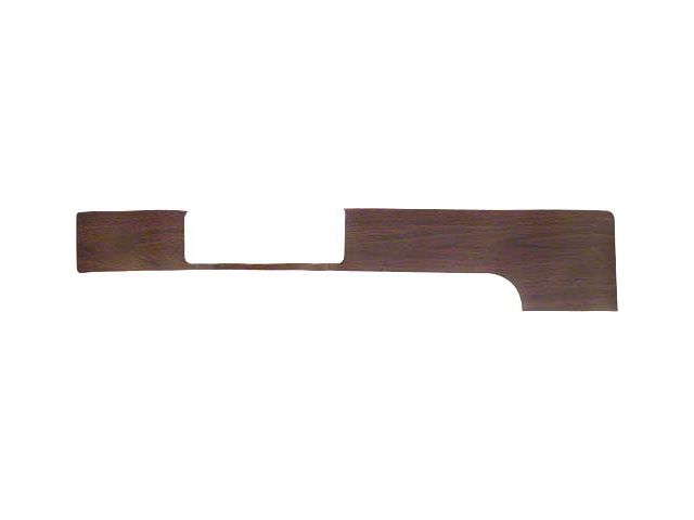 1964-1965 Ford Thunderbird Dash Wood Grain Applique, Under Steering Wheel, Without A/C