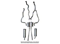 1964-1965 Ford Thunderbird Exhaust System, With Resonators