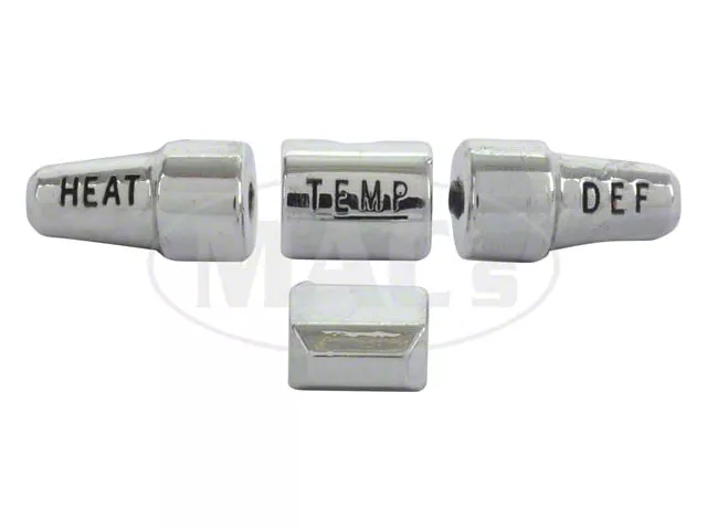 1964-1965 Heater Control Knob Set -Falcon & Comet