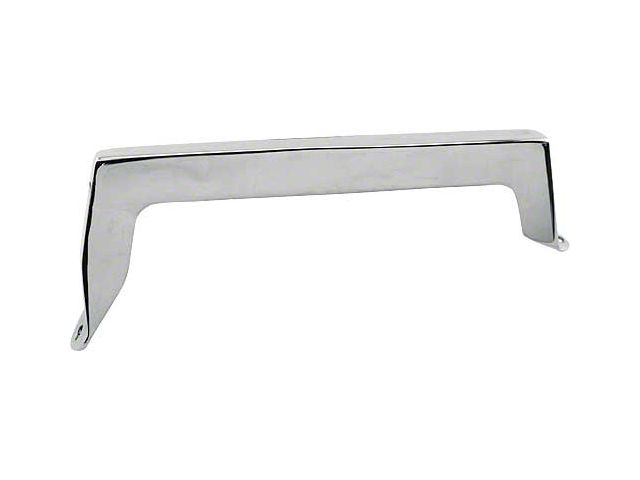 1964-1965 Mustang Console Front End Cap for Cars with A/C, Die Cast Zinc with Chrome Finish