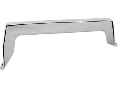 1964-1965 Mustang Console Front End Cap for Cars with A/C, Die Cast Zinc with Chrome Finish