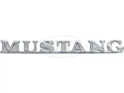 1964-1965 Mustang Coupe or Convertible Front Fender Nameplate