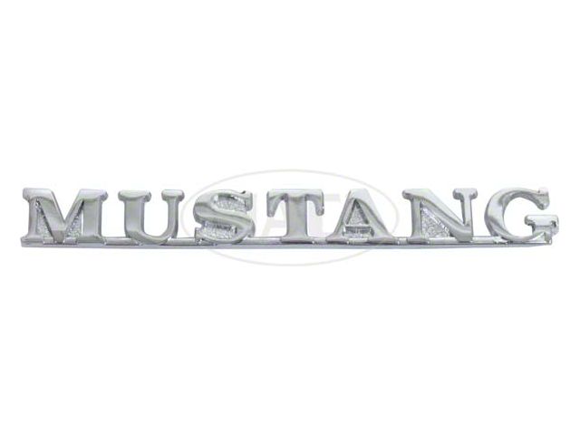 1964-1965 Mustang Coupe or Convertible Front Fender Nameplate