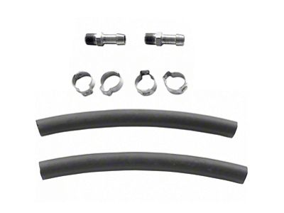 1964-1965 Mustang OEM Steel C4 Transmission Cooler Line Hose Kit, 8 Pieces (C4 Transmissioin)