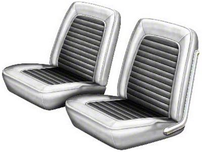 1964-1965 Mustang Standard Front Bucket/Rear Bench Seat Covers, Distinctive Industries