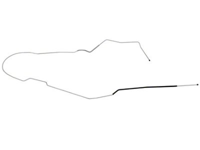 5/16 Main Fuel Line 1pc, OE Steel (64-65 Cutlass; 64-65 F85; 64-65 Oldsmobile 442)