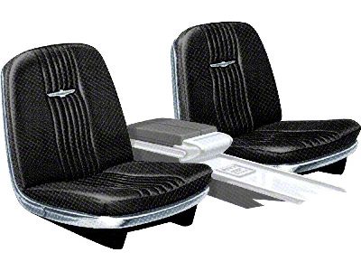 Bucket Seat Covers/ Non Reclining/ Black