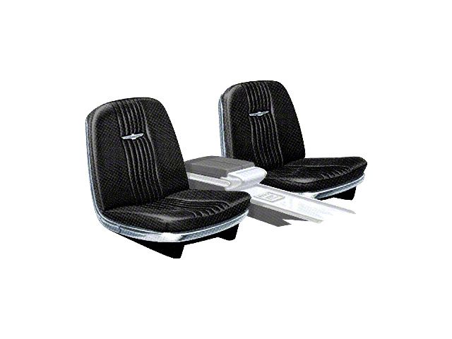 Bucket Seat Covers/ Non Reclining/ Black