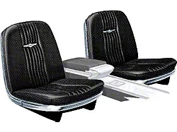 Bucket Seat Covers/ Non Reclining/ Black