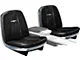 Bucket Seat Covers/ Non Reclining/ Black