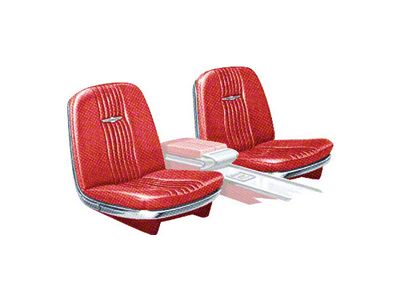 Complete Vinyl Front Bucket/Rear Bench Seat Upholstery Kit (64-65 Thunderbird)