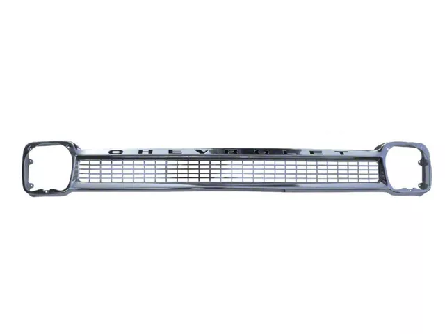 Chevy Truck Grille, Alum- CHEVROLET Lettering, 64-66