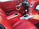 1964-1966 Corvette Center Console Custom With Cup Holder Silver
