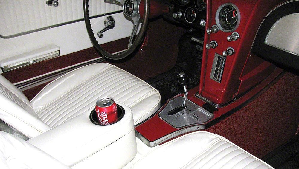 Ecklers Center Console Custom With Cup Holder White (64-66