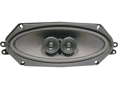 Custom Autosound In-Dash Dual Voice Coil Speaker; 4x10-Inch (64-79 Thunderbird)