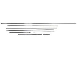 1964-1966 Ford Thunderbird Body Side Moulding Kit, 8 Pieces, Stainless Steel