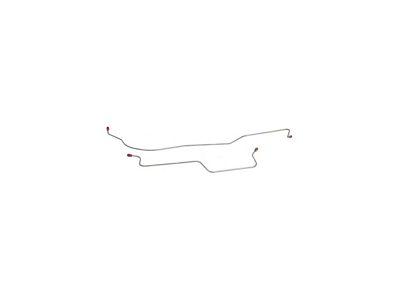 Thunderbird Rear Axle Brake Lines, Drum, 1964-1966 (Rear Drum Brakes)