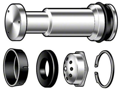 1964-1966 Master Cylinder Rebuild Kit - 7/8 Bore - Power Drum Brakes - Mercury