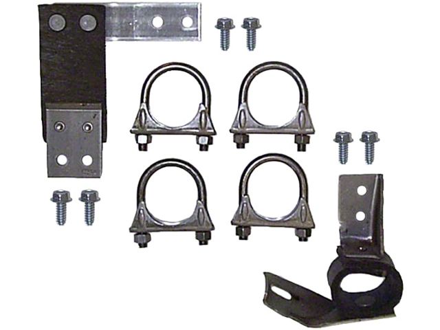 1964-66 Ford Mustang Exhaust Hanger Kit, V8 Single