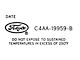 1964-1966 Mustang Air Conditioning Dryer Decal