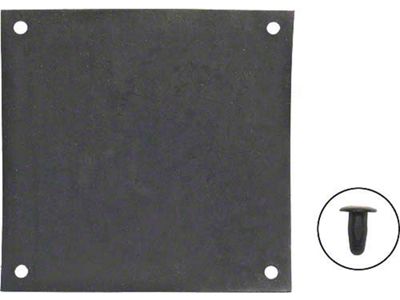 1964-1966 Mustang Battery Terminal Shield, EPDM Rubber