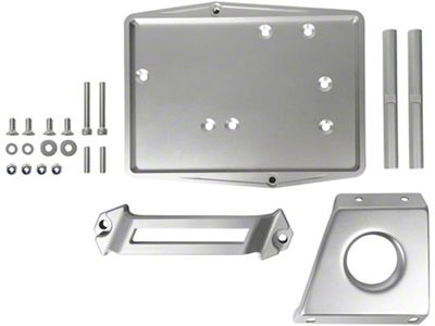 1964-1966 Mustang Billet Aluminum Battery Tray Kit