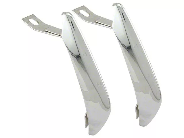 1964-1966 Mustang Chrome Rear Bumper Guards, Pair