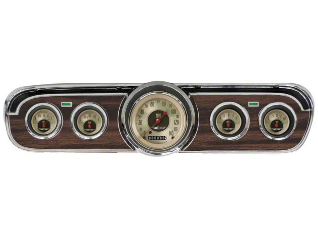 1964-1966 Mustang Classic Instruments All American Nickel Series 5-Gauge Set