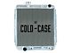 1964-1966 Mustang COLD CASE Big 2-Row Performance Aluminum Radiator, Late Model 5.0L Swap with Automatic Transmission
