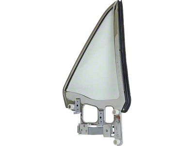 1964-1966 Mustang Coupe Clear Quarter Window Assembly, Right