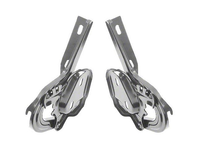 1964-1966 Mustang Coupe or Convertible Trunk Lid Hinge Assemblies with Springs, Pair