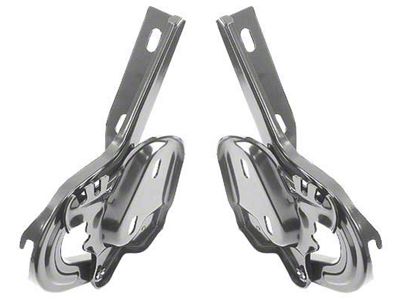 1964-1966 Mustang Coupe or Convertible Trunk Lid Hinge Assemblies with Springs, Pair