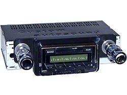 Custom Autosound USA-230 Radio with Chrome Face (64-66 Mustang)