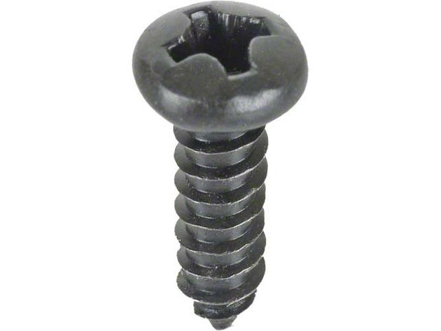 1964-1966 Mustang Door Window Upper Rear Seal Screw Set, 12 Pieces