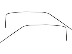 Fastback Roof Rail Drip Mouldings, Pair (64-66 Mustang)