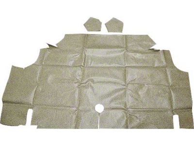 1964-1966 Mustang Fastback Vinyl and Fleece Trunk Mat with Speckled 18 Pattern