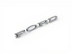 Scott Drake FORD Hood Letters; Chrome (64-66 Mustang)