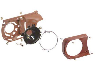 OPR Headlight Assy/ Right Side/ 64-66 Mustang