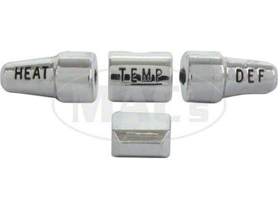 OPR 1964-1966 Mustang Heater and A/C Control Knob Set